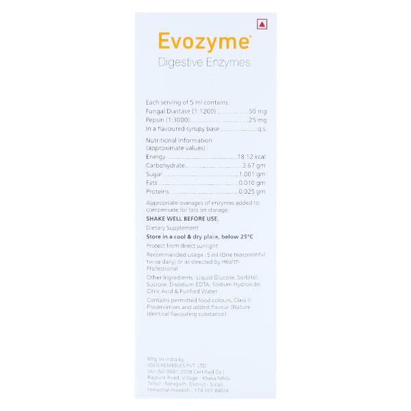 EVOZYME Syrup 200ml - Global Surgicals