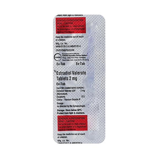 EVTAB 2mg Tablet 10's - Global Surgicals