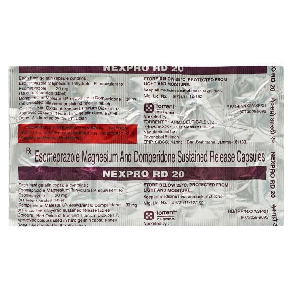 Nexpro RD 20mg Capsule 10'S