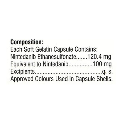 NINTABID 100mg Soft Gelatin Capsule 10's