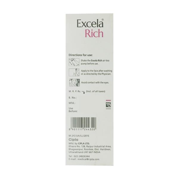 EXCELA RICH FACIAL HYDRATING Lotion 50gm - Global Surgicals