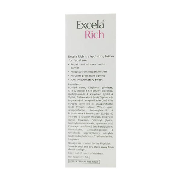 EXCELA RICH FACIAL HYDRATING Lotion 50gm - Global Surgicals