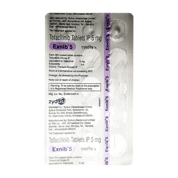 EXNIB 5 Tablet 15's - Global Surgicals