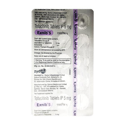 EXNIB 5 Tablet 15's - Global Surgicals