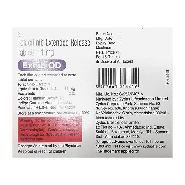 EXNIB OD Tablet 15's - Global Surgicals