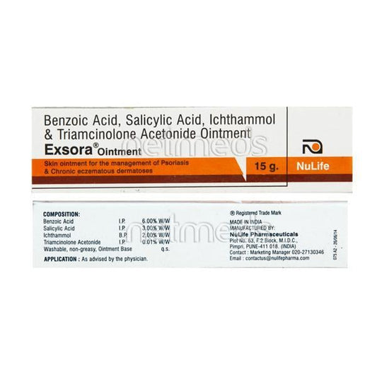 Exsora Ointment 15gm - Global Surgicals