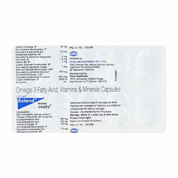 Extend Capsule 10'S - Global Surgicals