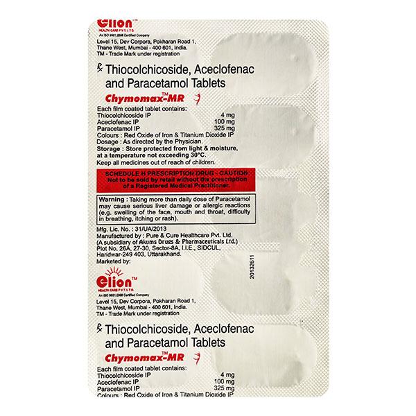 CHYMOMAX MR Tablet 10's