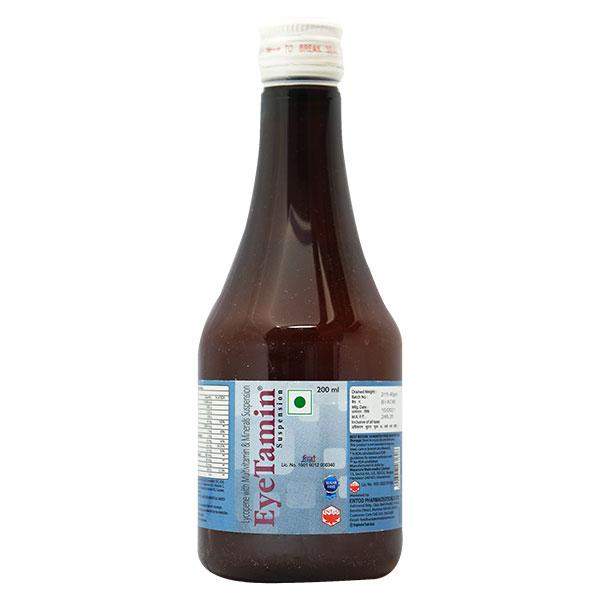 EYETAMIN SUGAR FREE Suspension 200ml - Global Surgicals