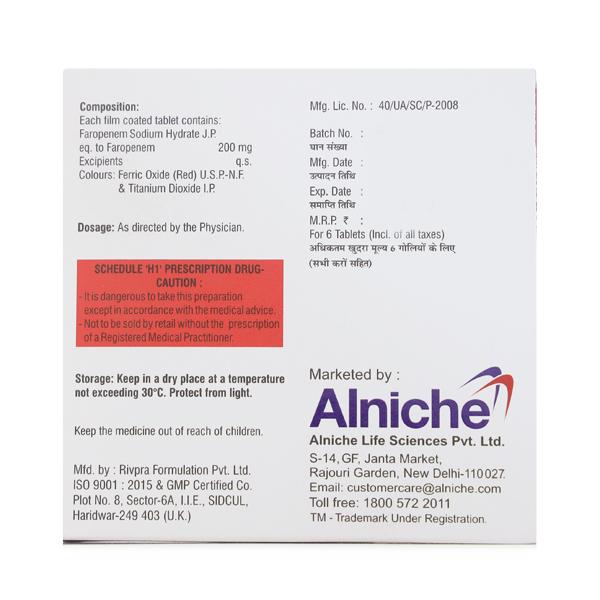 Faroeze 200mg Tablet 6'S