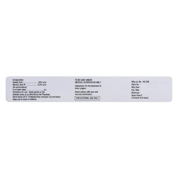 Ezanic 20% Cream 15gm - Global Surgicals