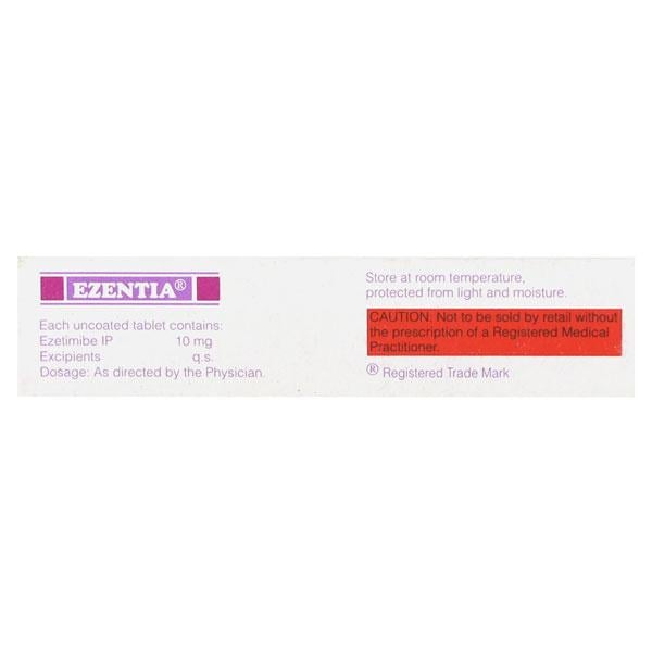 Ezentia 10mg Tablet 10'S - Global Surgicals