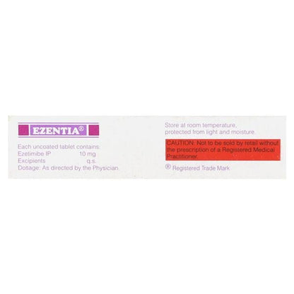 Ezentia 10mg Tablet 10'S - Global Surgicals