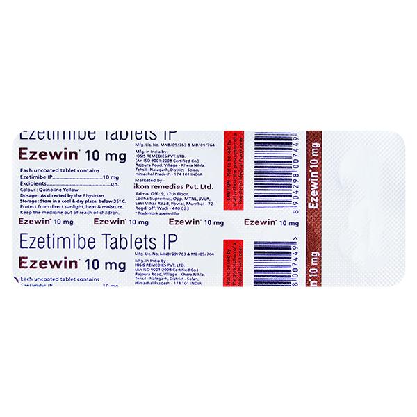 EZEWIN 10mg Tablet 10's - Global Surgicals
