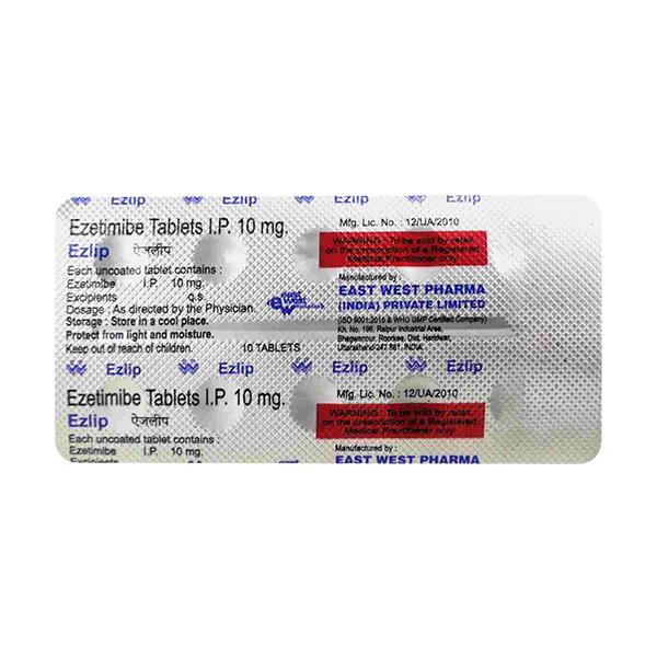 Ezlip 10mg Tablet 10'S - Global Surgicals