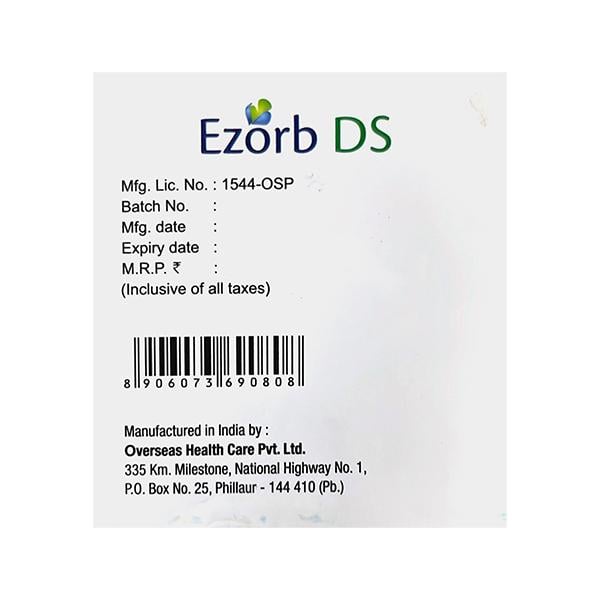 EZORB DS Tablet 15's - Global Surgicals