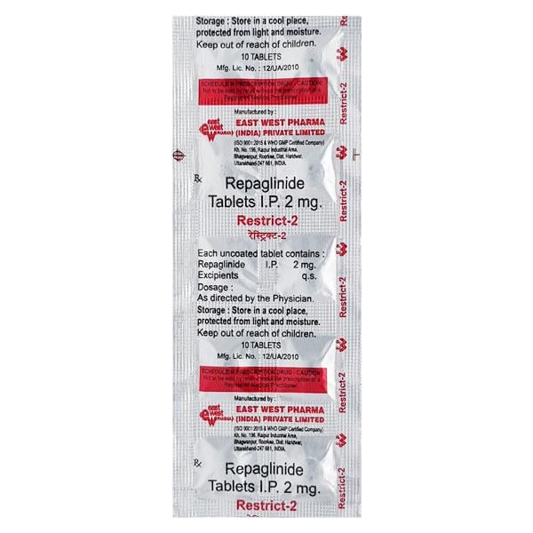 Restrict 2mg Tablet 10'S