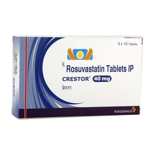 Crestor 40mg Tablet 10'S