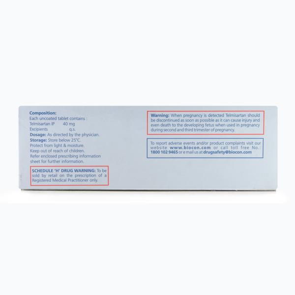 Telmisat 40mg Tablet 10'S