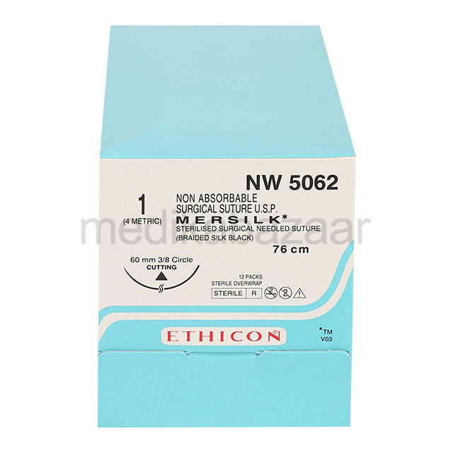 Ethicon Mersilk Suture 1-0