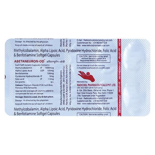 ABETANEURON OD Capsule 10's