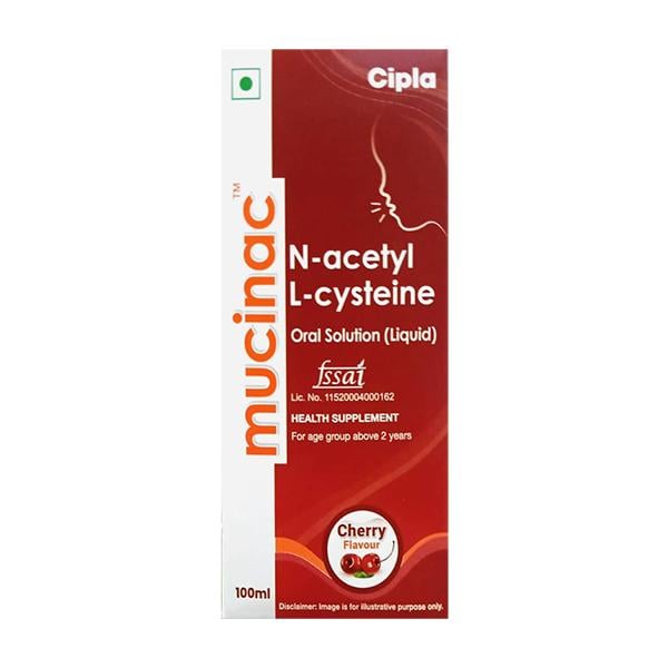 MUCINAC CHERRY FLAVOUR Oral Solution 100ml