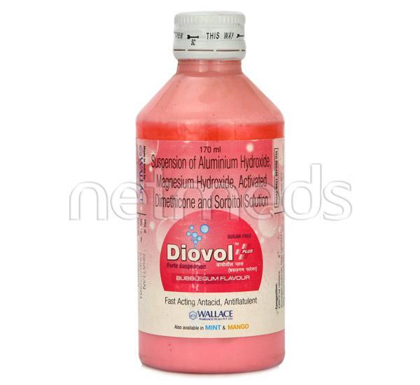 Diovol Plus Forte Bubblegum Suspension 170ml