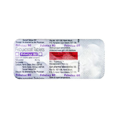 Febutaz 80mg Tablet 10'S