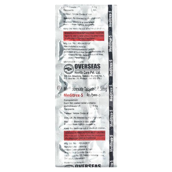 MEDITREX 5 Tablet 10's