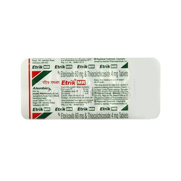 Etrik MR Tablet 10'S