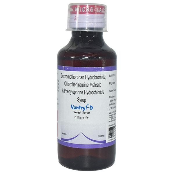 Ventryl D Cough Syrup 100ml