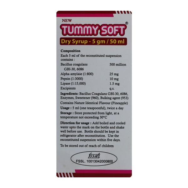 Tummy Soft New Dry Syrup 50ml