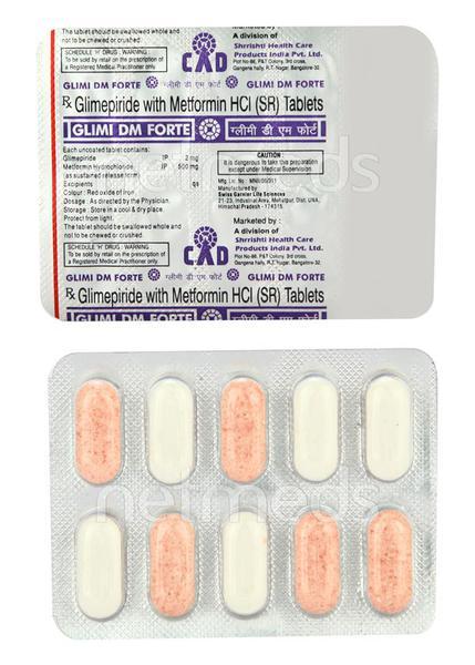 Glimi DM Forte Tablet 10'S