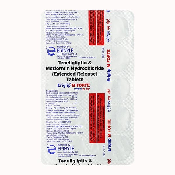 ERIGLIP M FORTE Tablet 10's