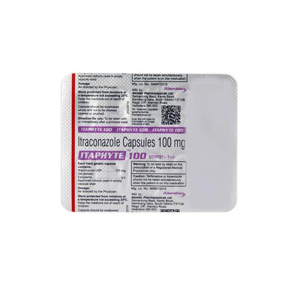 Itaphyte 100mg Capsule 10'S