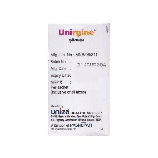UNIRGINE SUGAR FREE ORANGE FLAVOUR Sachet 5gm