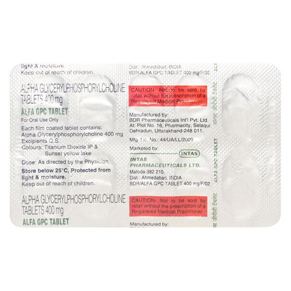Alfa Gpc Tablet 10'S