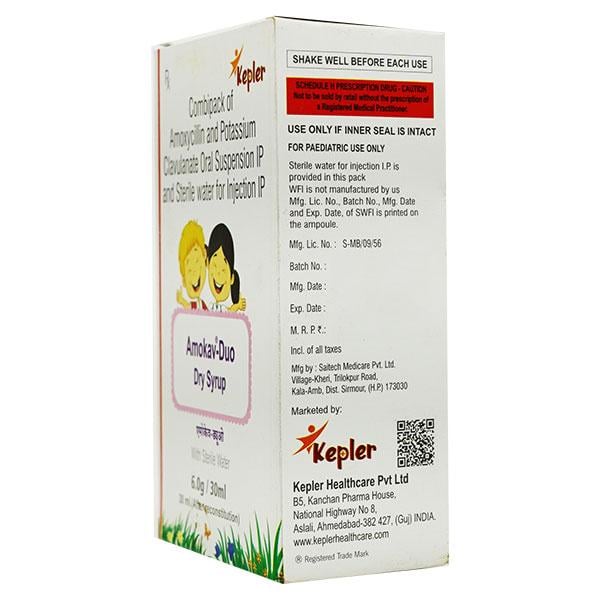 AMOKAV DUO Dry Syrup 30ml