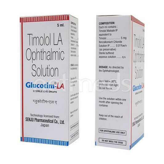 Glucotim LA Eye Drops 5ml