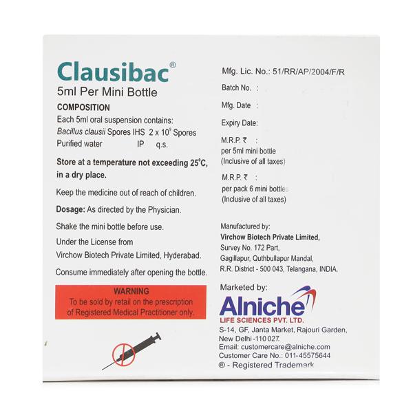 CLAUSIBAC Suspension 5ml