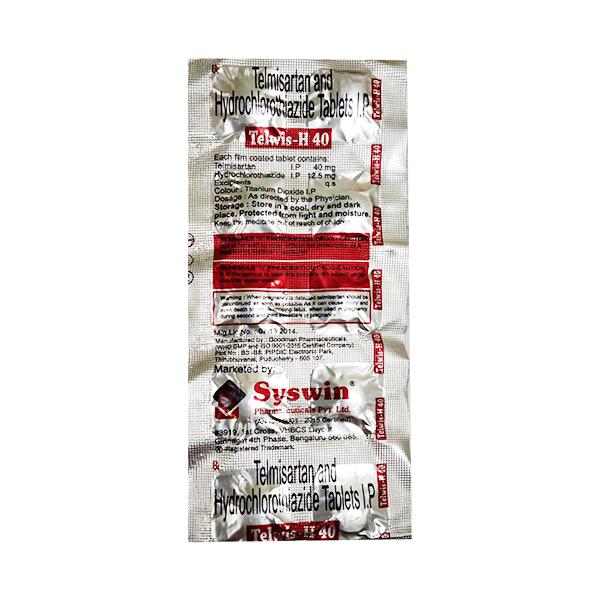 TELWIS H 40mg Tablet 10's