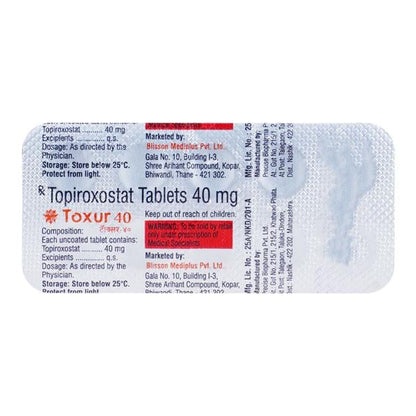 TOXUR 40 Tablet 10's