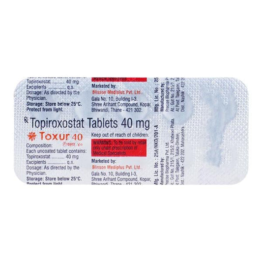 TOXUR 40 Tablet 10's