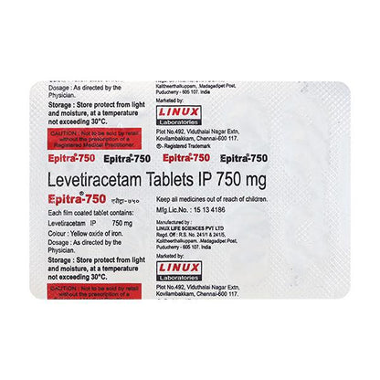Epitra 750mg Tablet 10'S