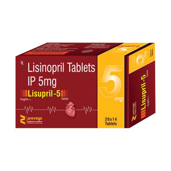 LISUPRIL 5 Tablet 14's