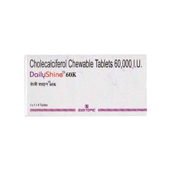 DAILYSHINE 60K Chewable Tablet 8's