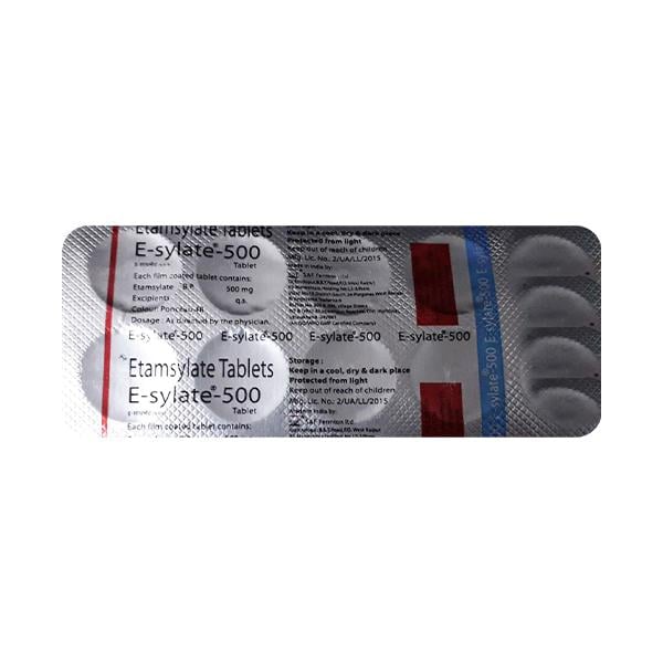 E SYLATE 500mg Tablet 10's