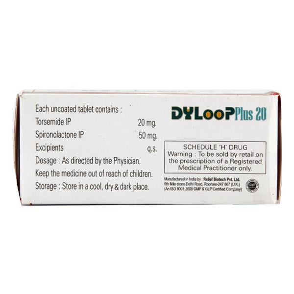 Dyloop Plus 20mg Tablet 10'S