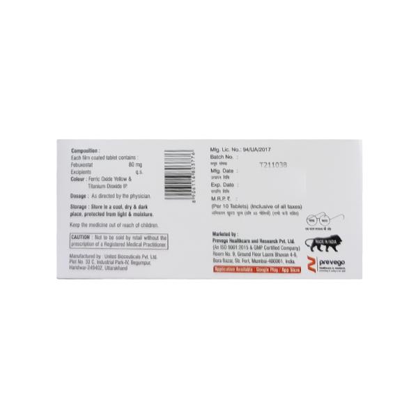 FEBUVAC 80 Tablet 10's