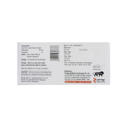 FEBUVAC 80 Tablet 10's